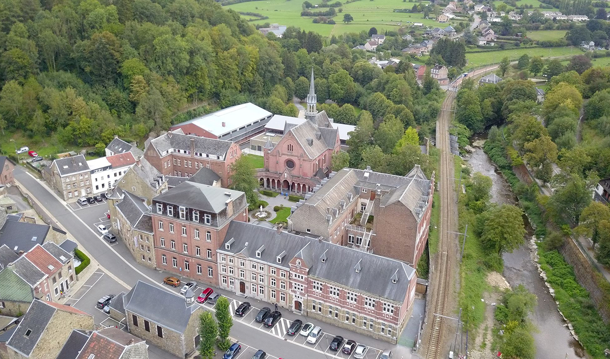 Photo aérienne de l’école